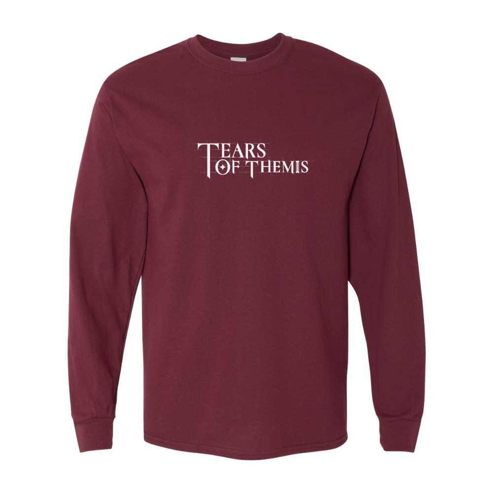 Men's Tear Of Themis Logo Gildan Heavy Cotton Long Sleeve T-Shirt