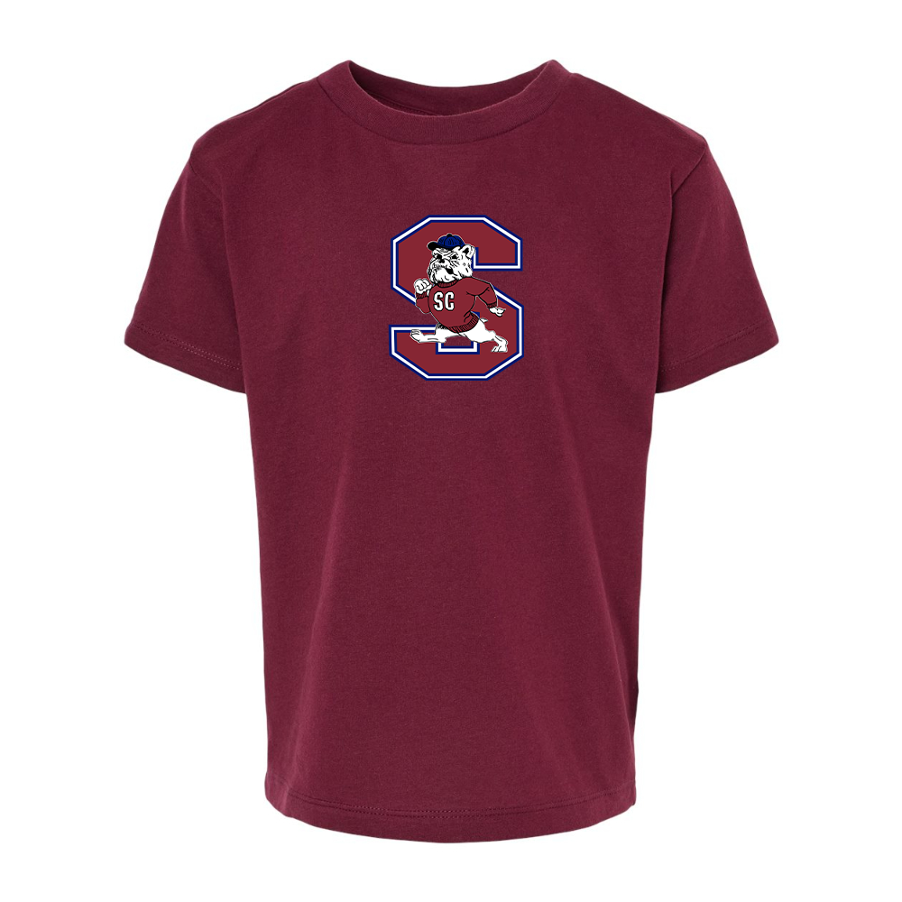 South Carolina State Bulldogs Logo BELLA  CANVAS Toddler Jersey Tee
