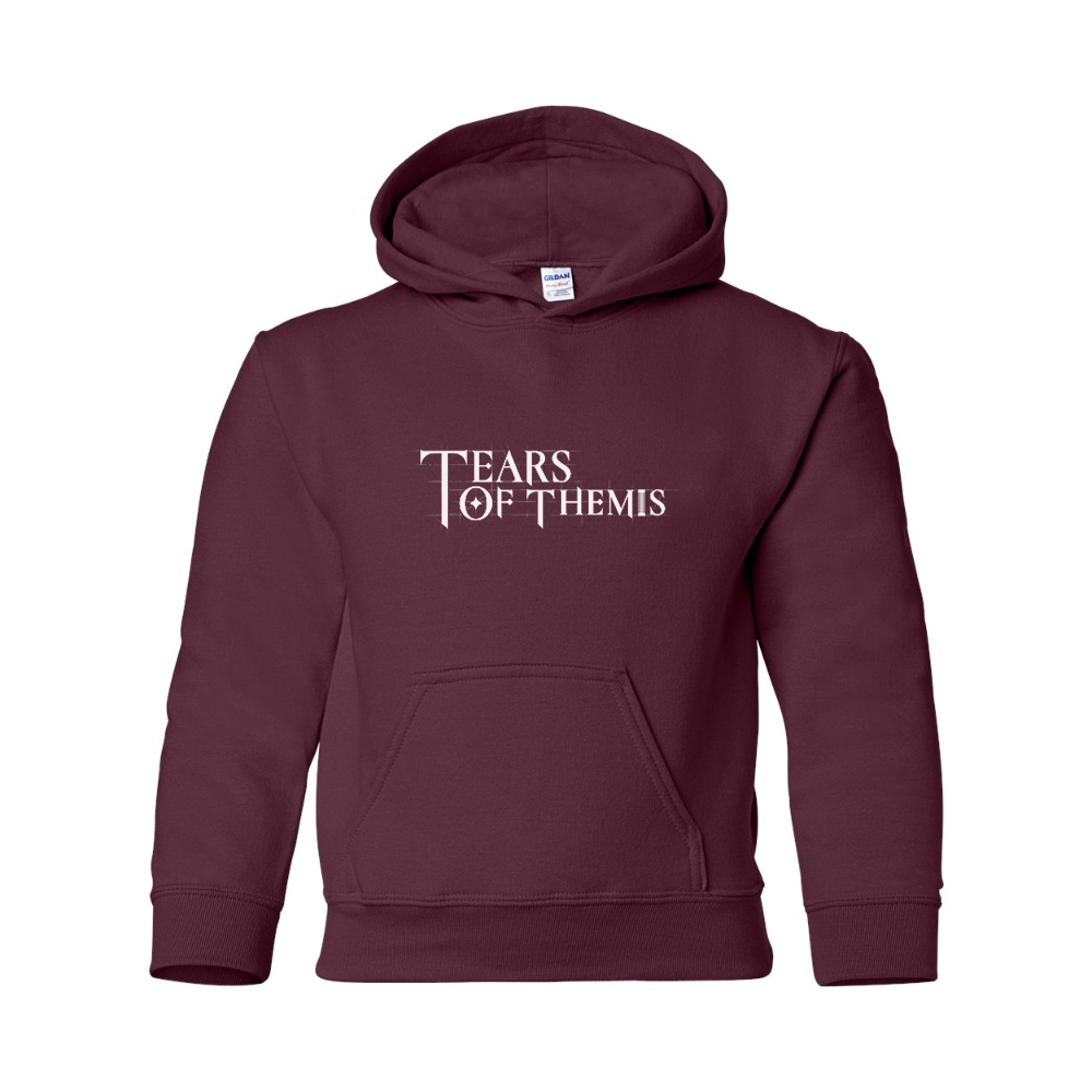 Youth Tear Of Themis Logo Gildan Heavy Blend  Hooded Sweatshirt