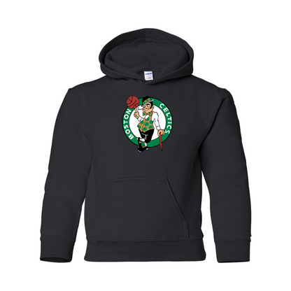Youth Boston Celtics Logo Gildan Heavy Blend  Hooded Sweatshirt