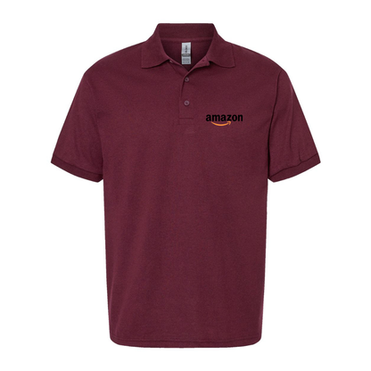 Men's Amazon Logo Gildan Dry Blend Jersey Polo