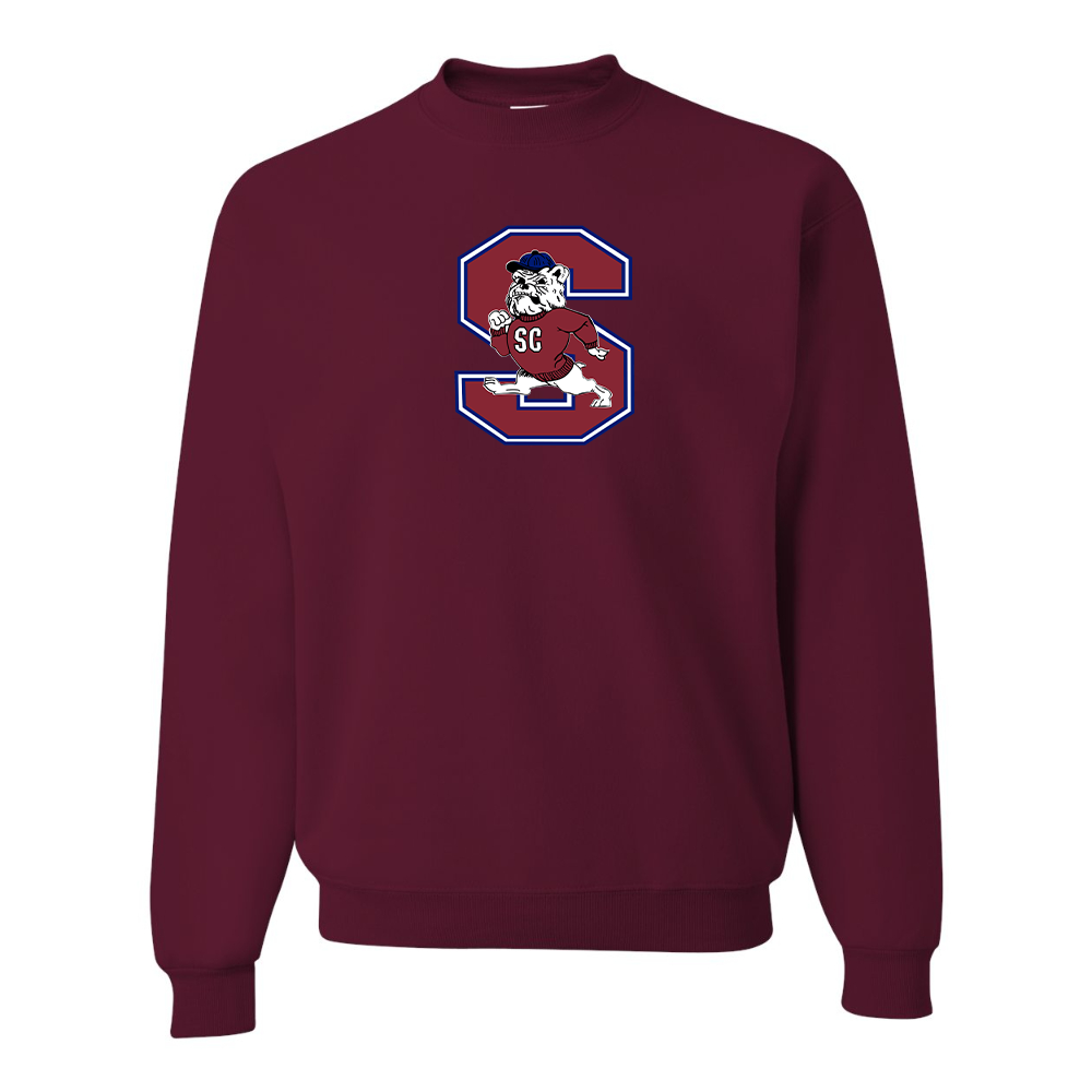 Men's South Carolina State Bulldogs Logo JERZEES NuBlend Crewneck Sweatshirt