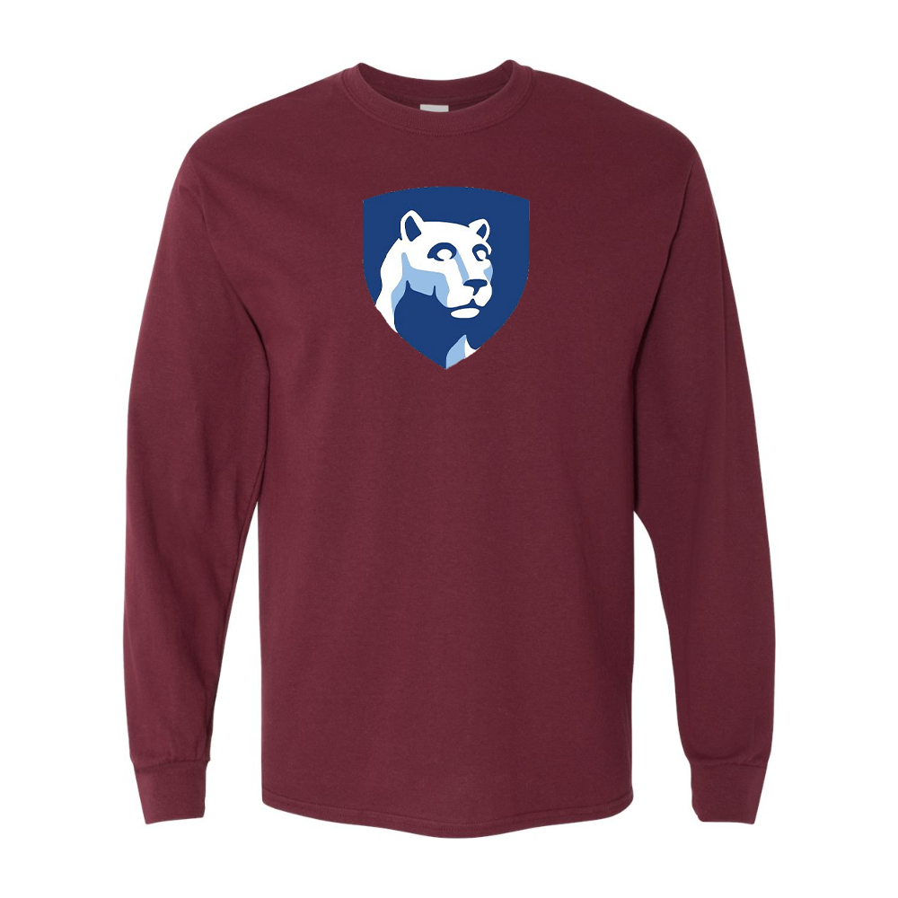 Men's Penn State Symbol Gildan Heavy Cotton Long Sleeve T-Shirt