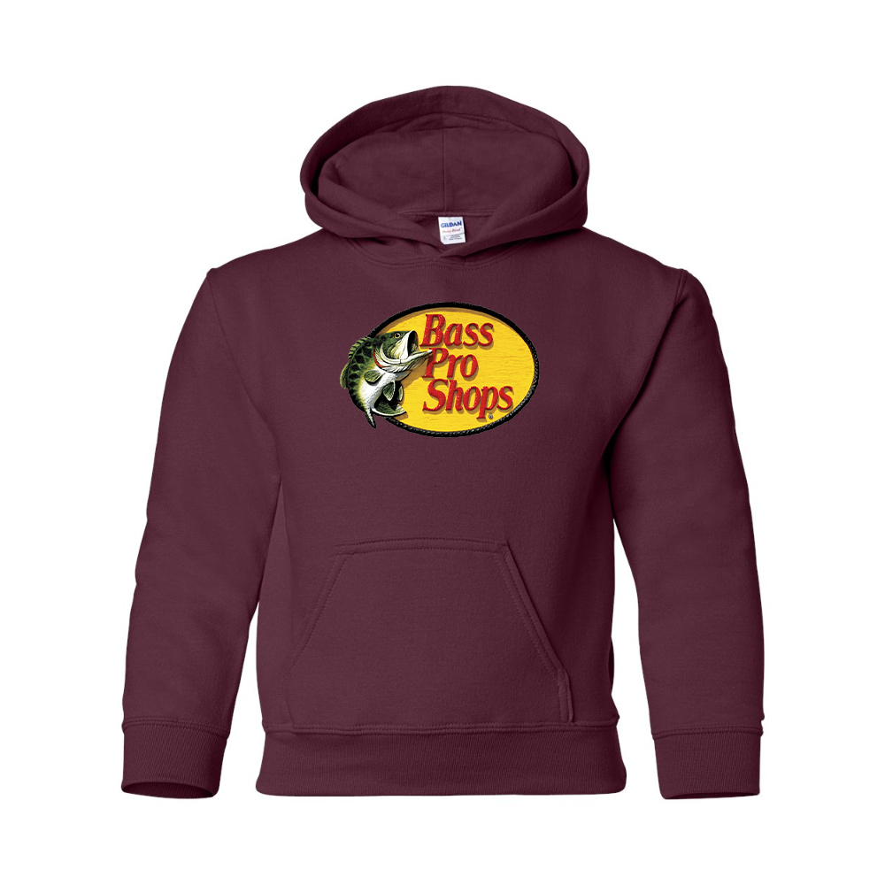 Youth Bass Pro Shops Logo Gildan Heavy Blend  Hooded Sweatshirt