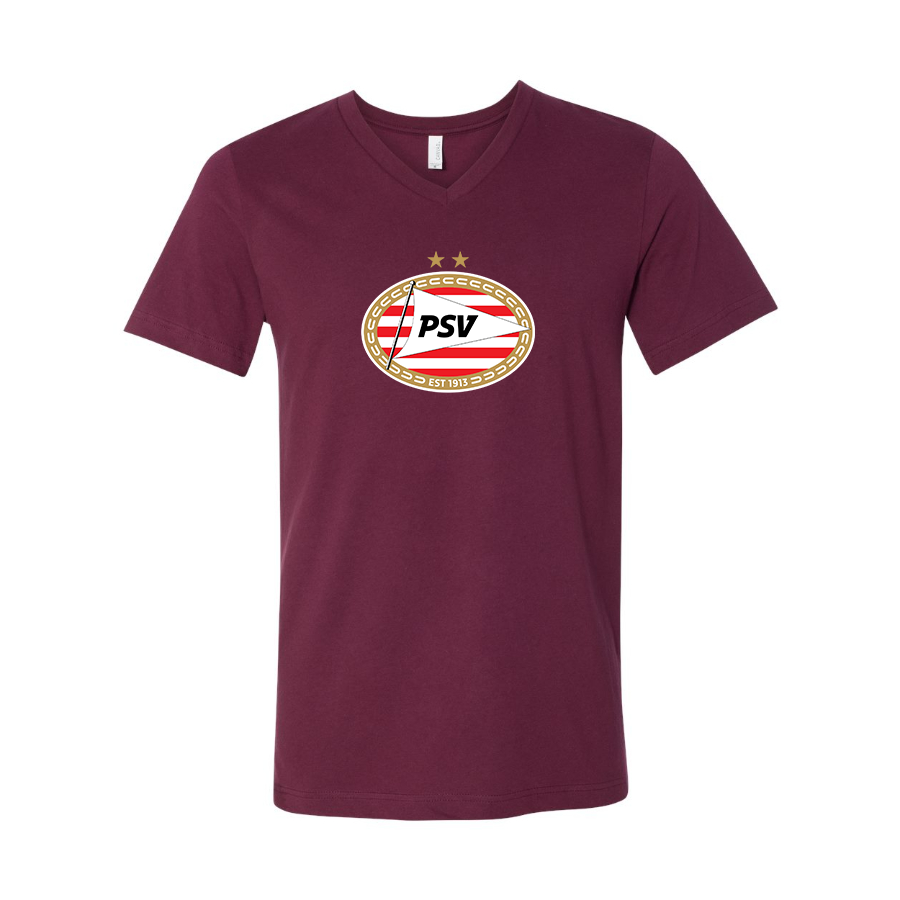 Men’s  PSV Eindhoven FC - BELLA + CANVAS - Jersey V-Neck Tee - 3005