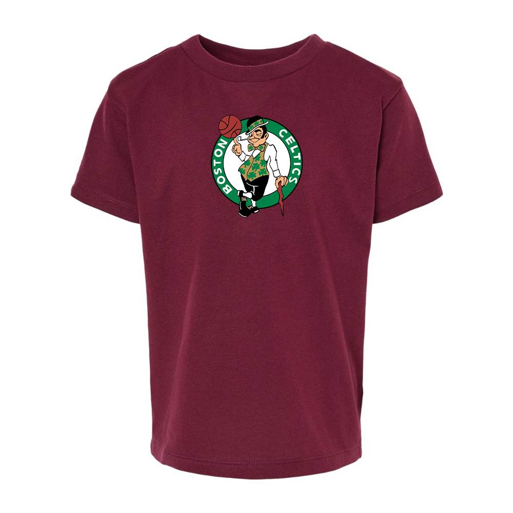 Boston Celtics Logo BELLA  CANVAS Toddler Jersey Tee
