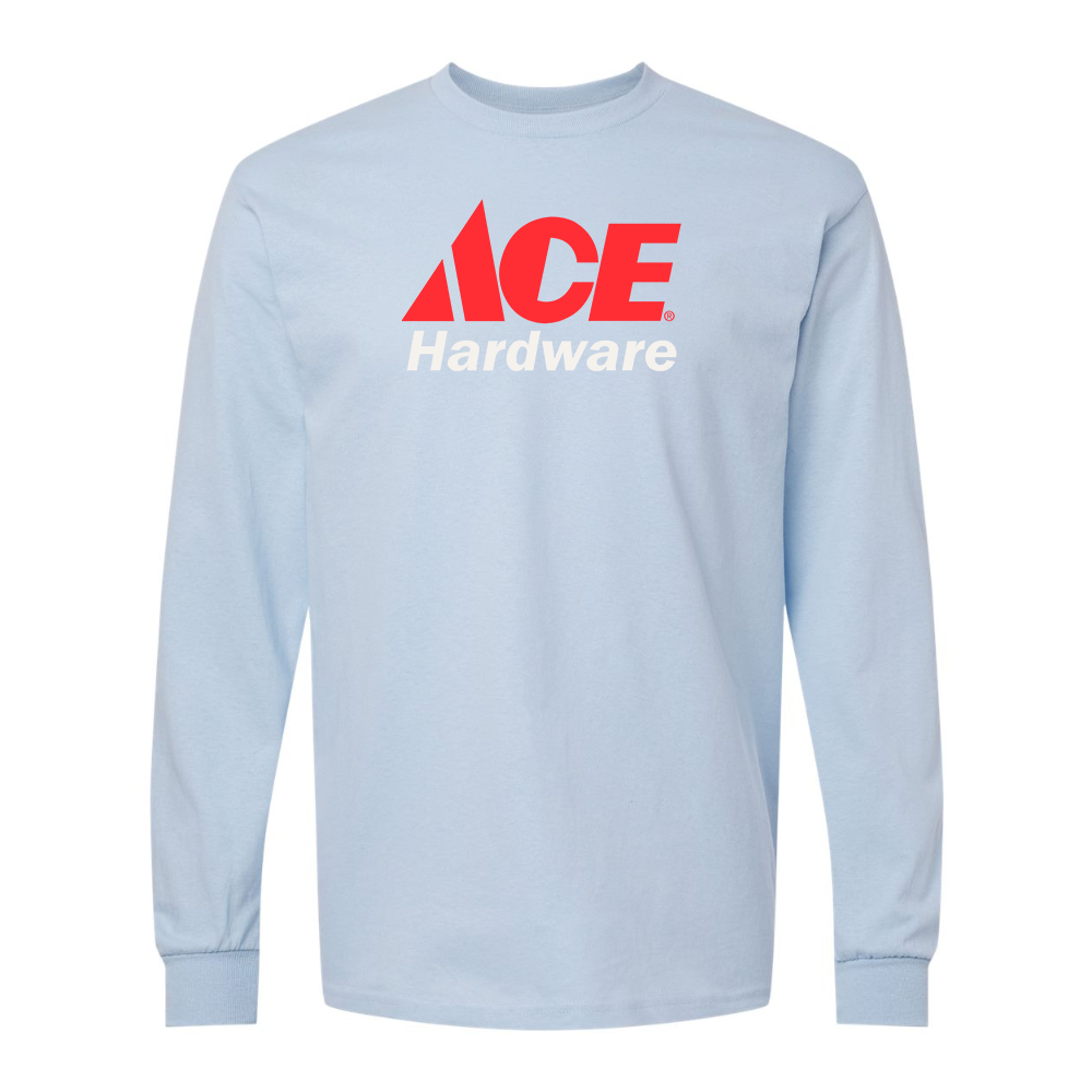 Men's ACE Hardware Logo Gildan Heavy Cotton Long Sleeve T-Shirt