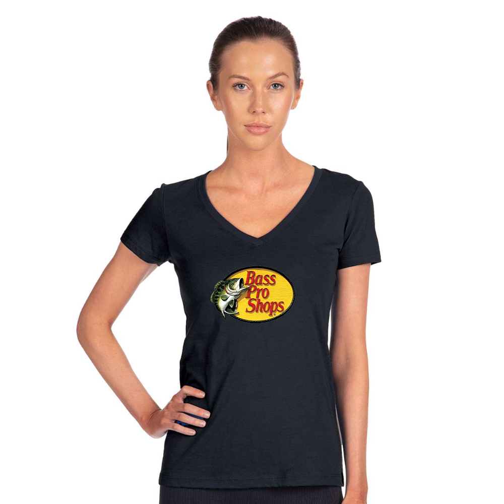 Women's Bass Pro Shops Logo Next Level V-Neck T-Shirt