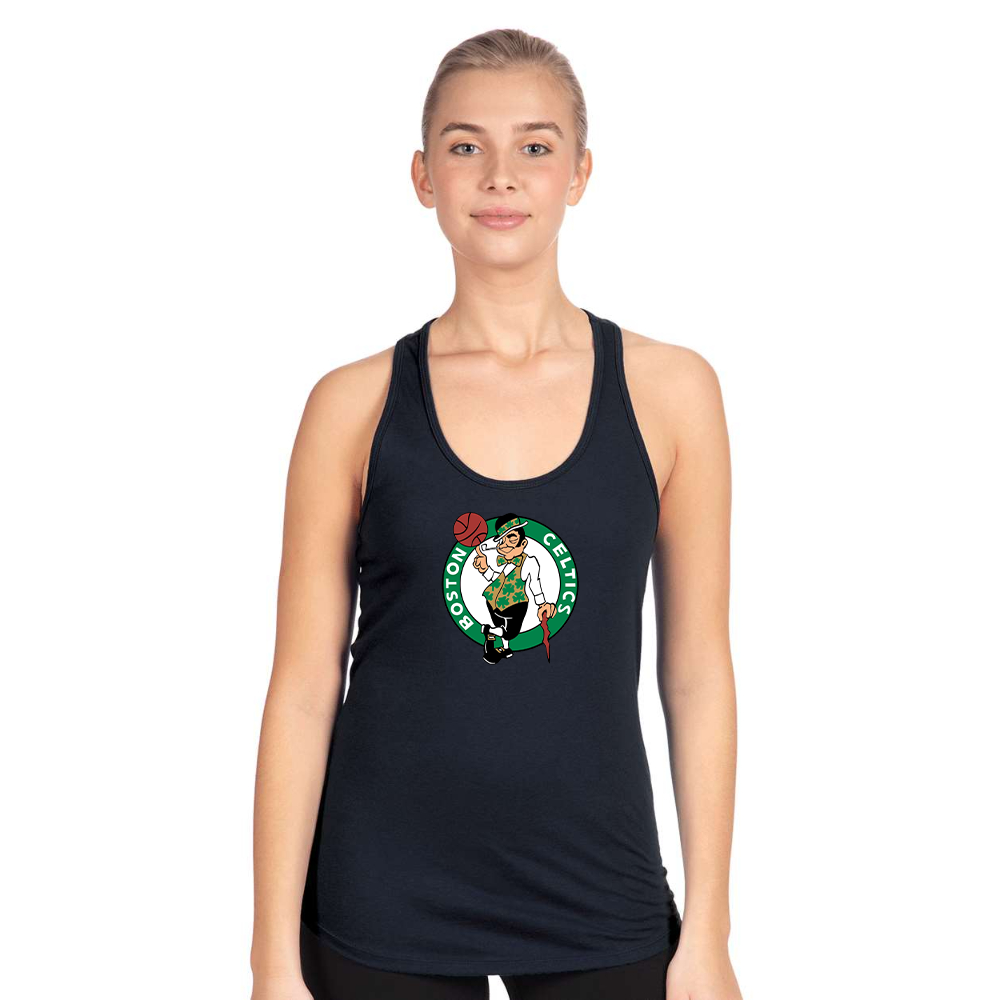 Women's Boston Celtics Logo Next Level Ideal Racerback Tank