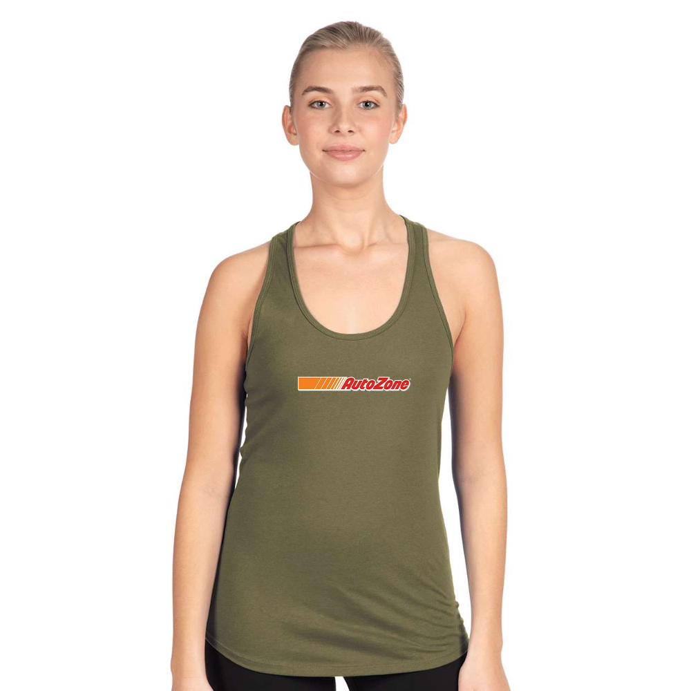 Women's AutoZone Logo Next Level Ideal Racerback Tank
