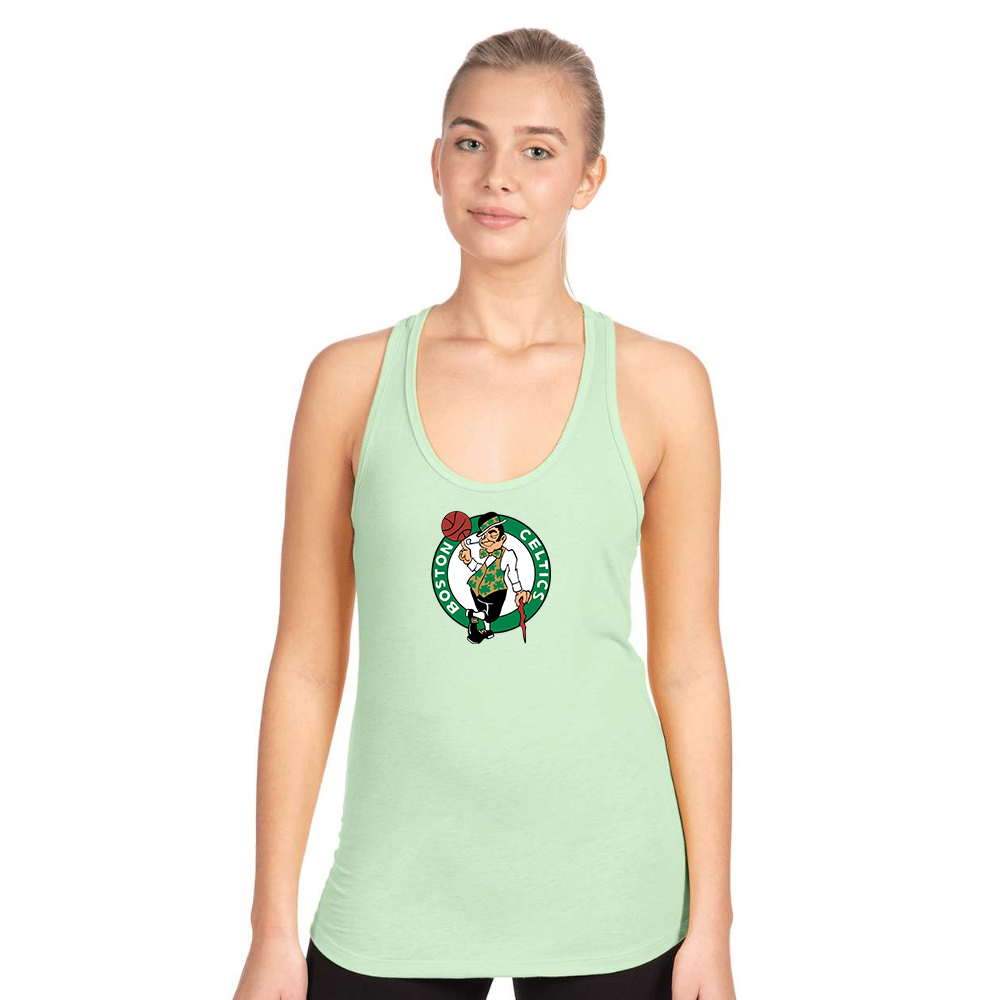 Women's Boston Celtics Logo Next Level Ideal Racerback Tank