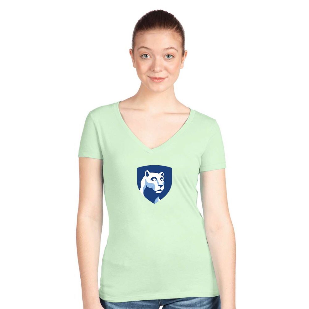 Women's Penn State Symbol  Next Level V-Neck T-Shir