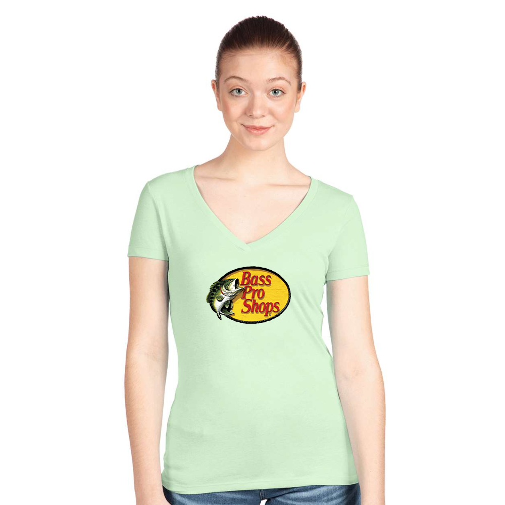 Women's Bass Pro Shops Logo Next Level V-Neck T-Shirt