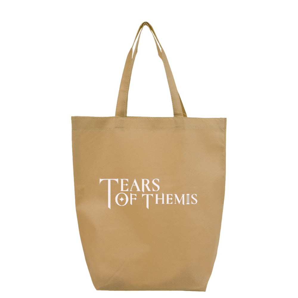 Tear Of Themis Logo Q-Tees Non-Woven Gusset Bottom Tote