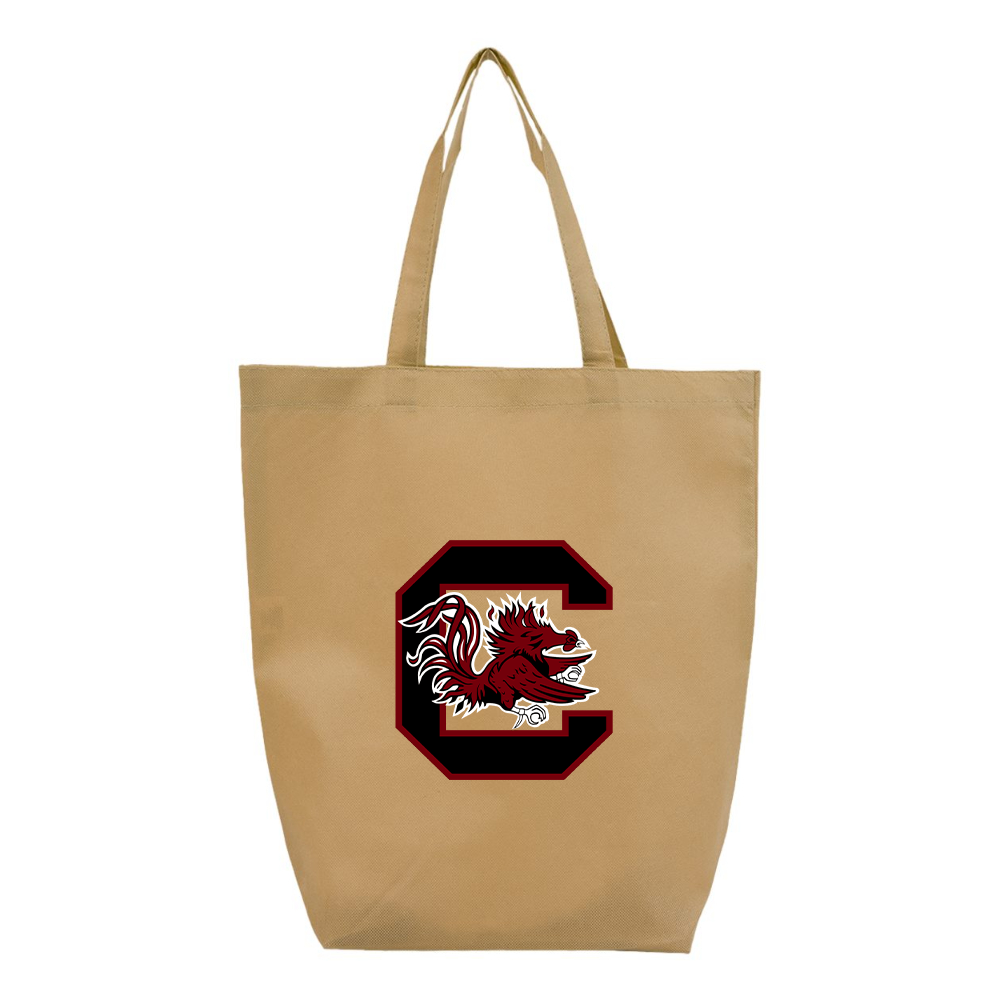 South Carolina Gamecocks Logo Q-Tees Non-Woven Gusset Bottom Tote