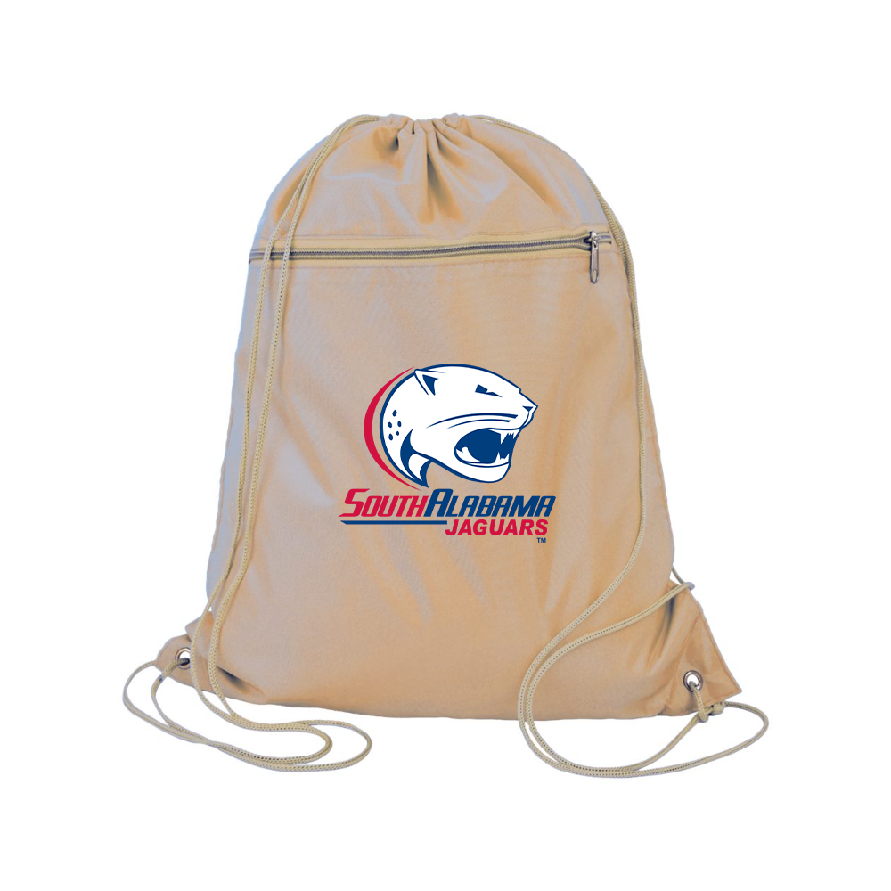 South Alabama Jaguars Logo Q-Tees - Polyester Cinchpack
