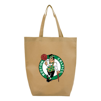 Boston Celtics Logo Q-Tees Non-Woven Gusset Bottom Tote