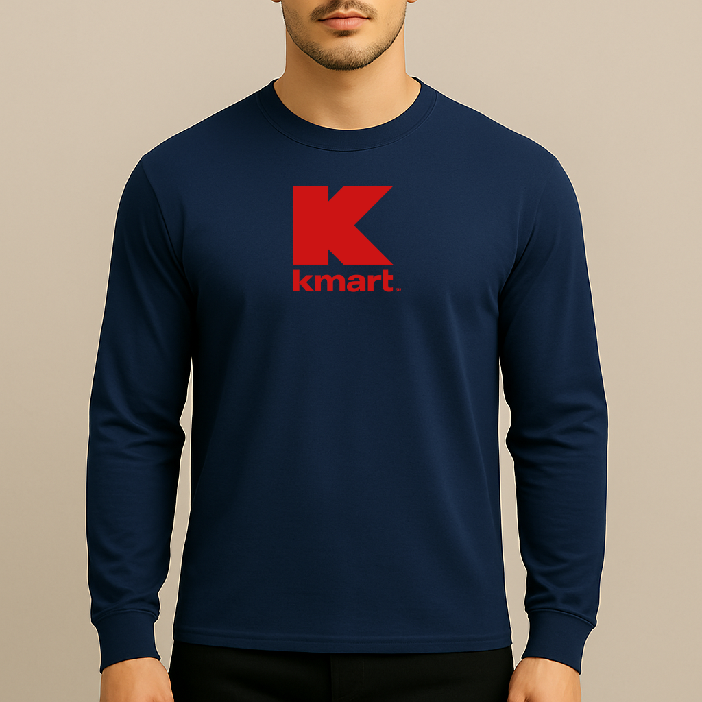 Men's Kmart Logo Long Sleeve T-Shirt