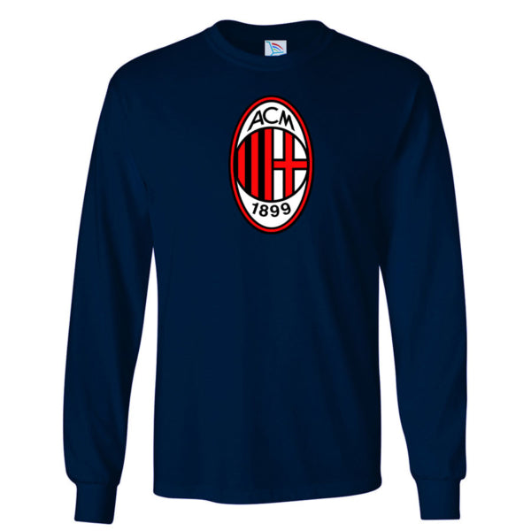 Men’s AC Milan Soccer Long Sleeve T-Shirt