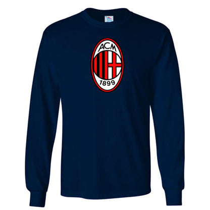 Men’s AC Milan Soccer Long Sleeve T-Shirt