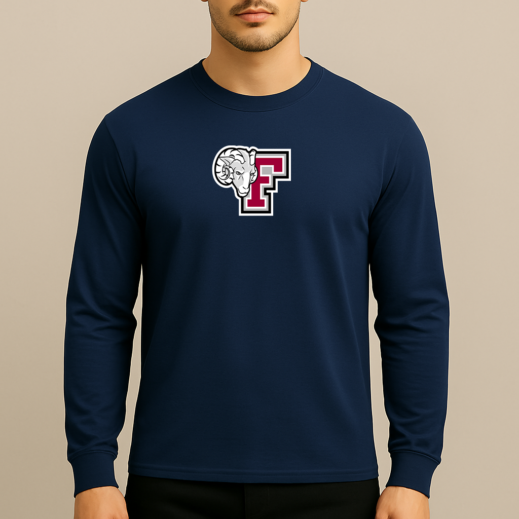 Men's Fordham Rams Logo Long Sleeve T-Shirt