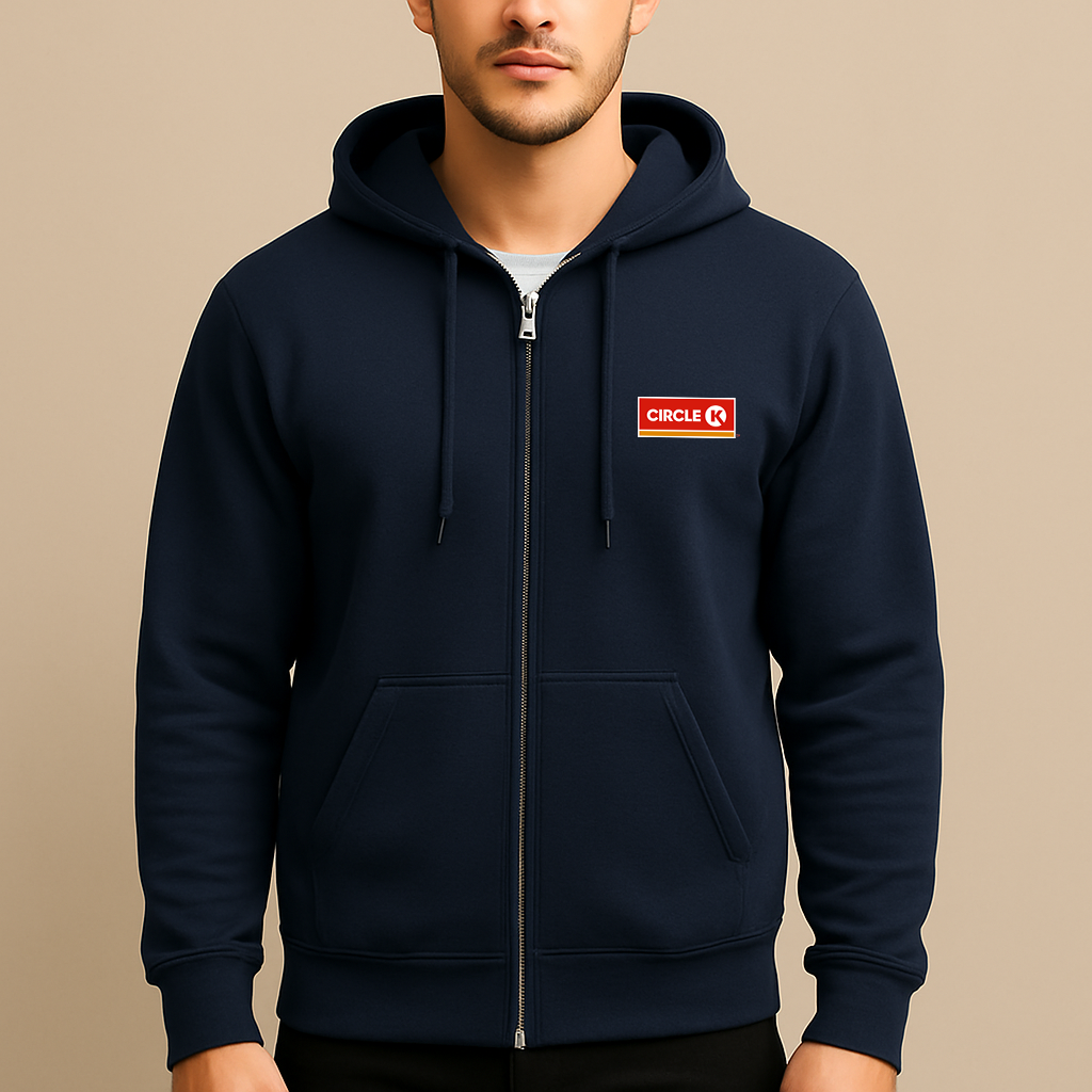 Men's Circle K Gas Station  Zipper Hoodie
