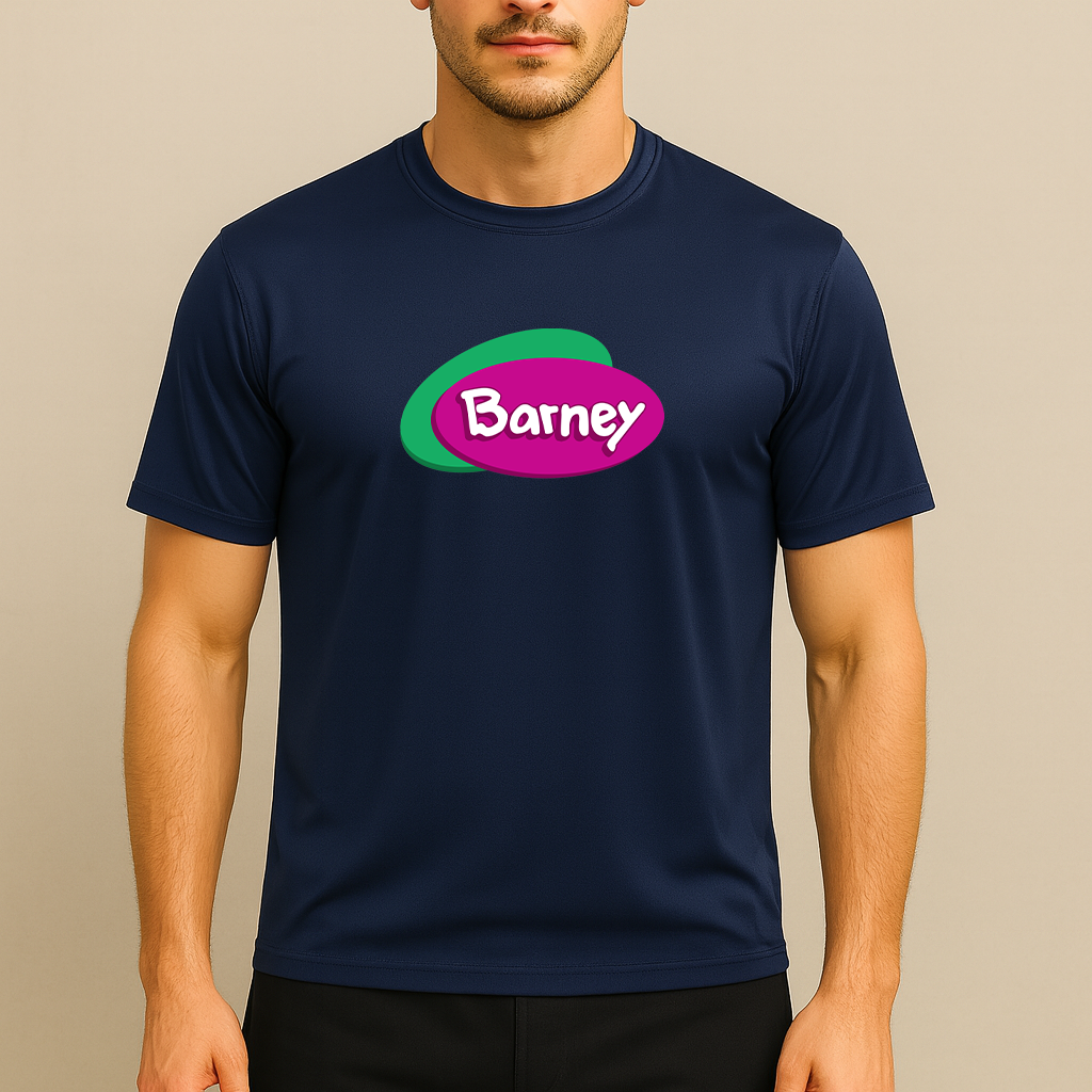 Men's Barney Show Polyester T-Shirt