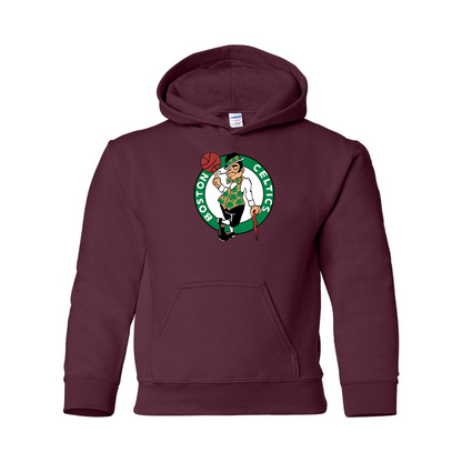 Youth Boston Celtics Logo Gildan Heavy Blend  Hooded Sweatshirt