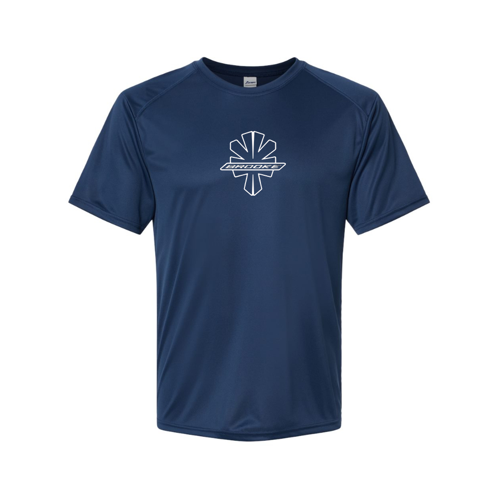 Men's Brooke Logo Polyester T-Shirt