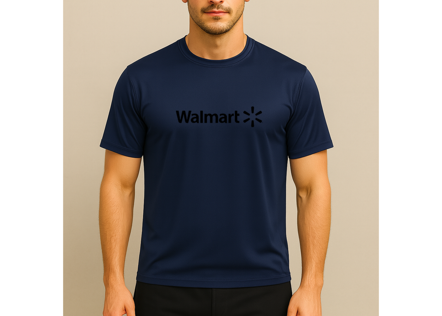 Men's Walmart Logo Polyester T-Shirt