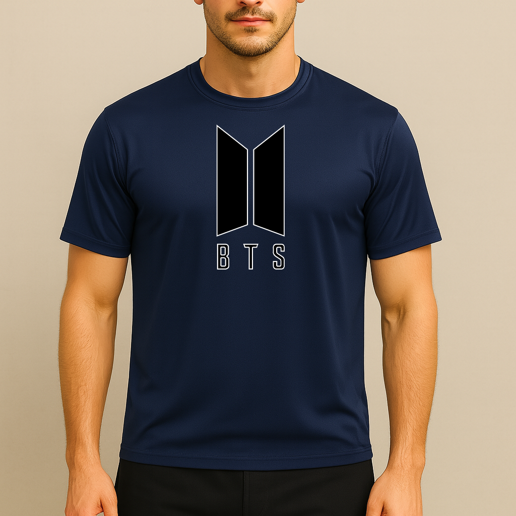 Men's BTS Music Polyester T-Shirt