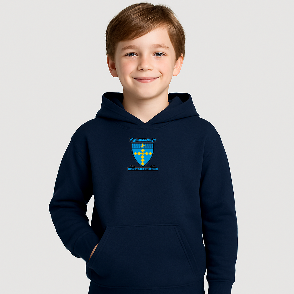 Youth Killester College Logo Pullover Hoodie