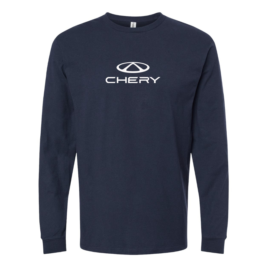 Youth Chery Logo Cotton Long Sleeve T-Shirt