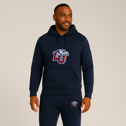Men's Liberty Flames Logo Hoodie Joggers Set