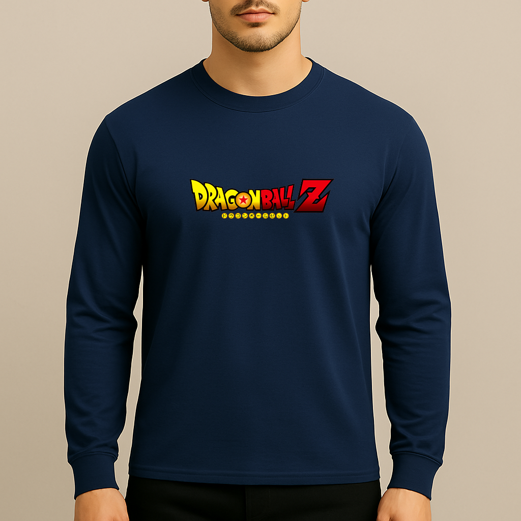Men's Dragon Ball Z Title Long Sleeve T-Shirt