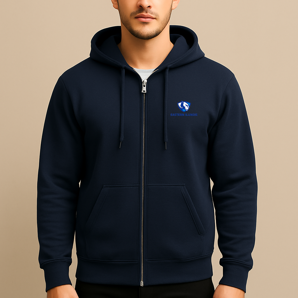 Men's Eastern Illinois Panthers Logo Zipper Hoodie