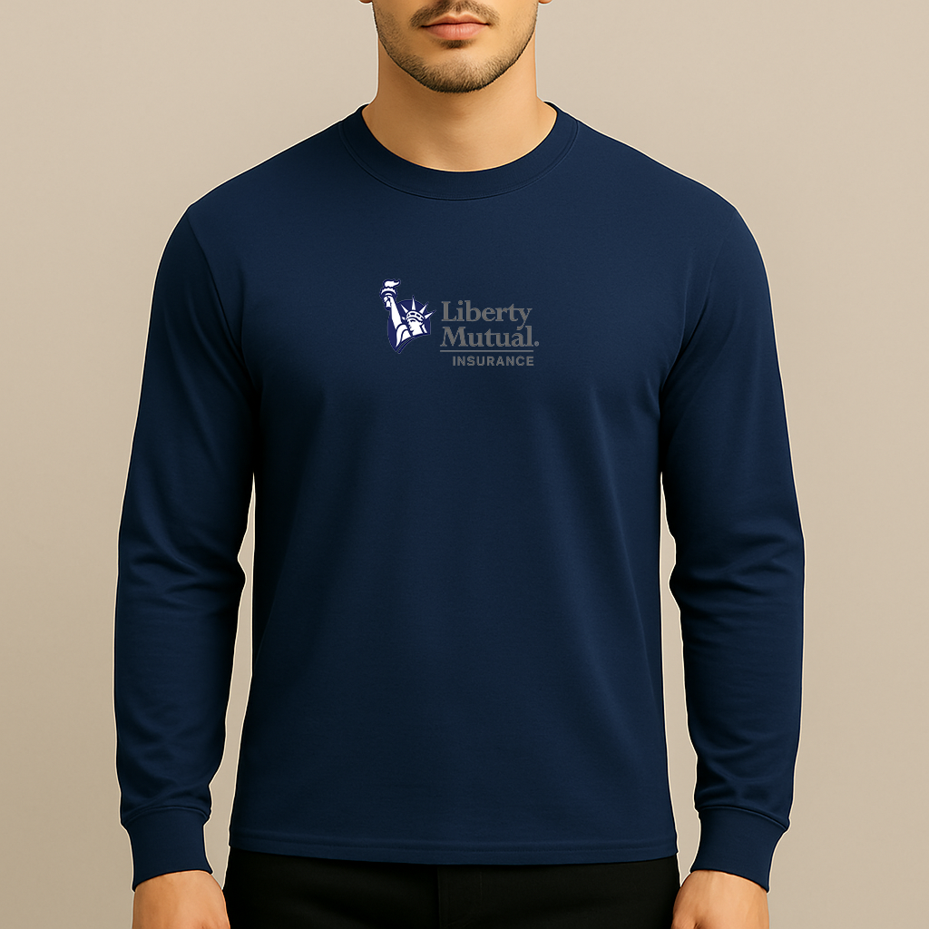 Men's Liberty Mutual Insurance Logo Long Sleeve T-Shirt
