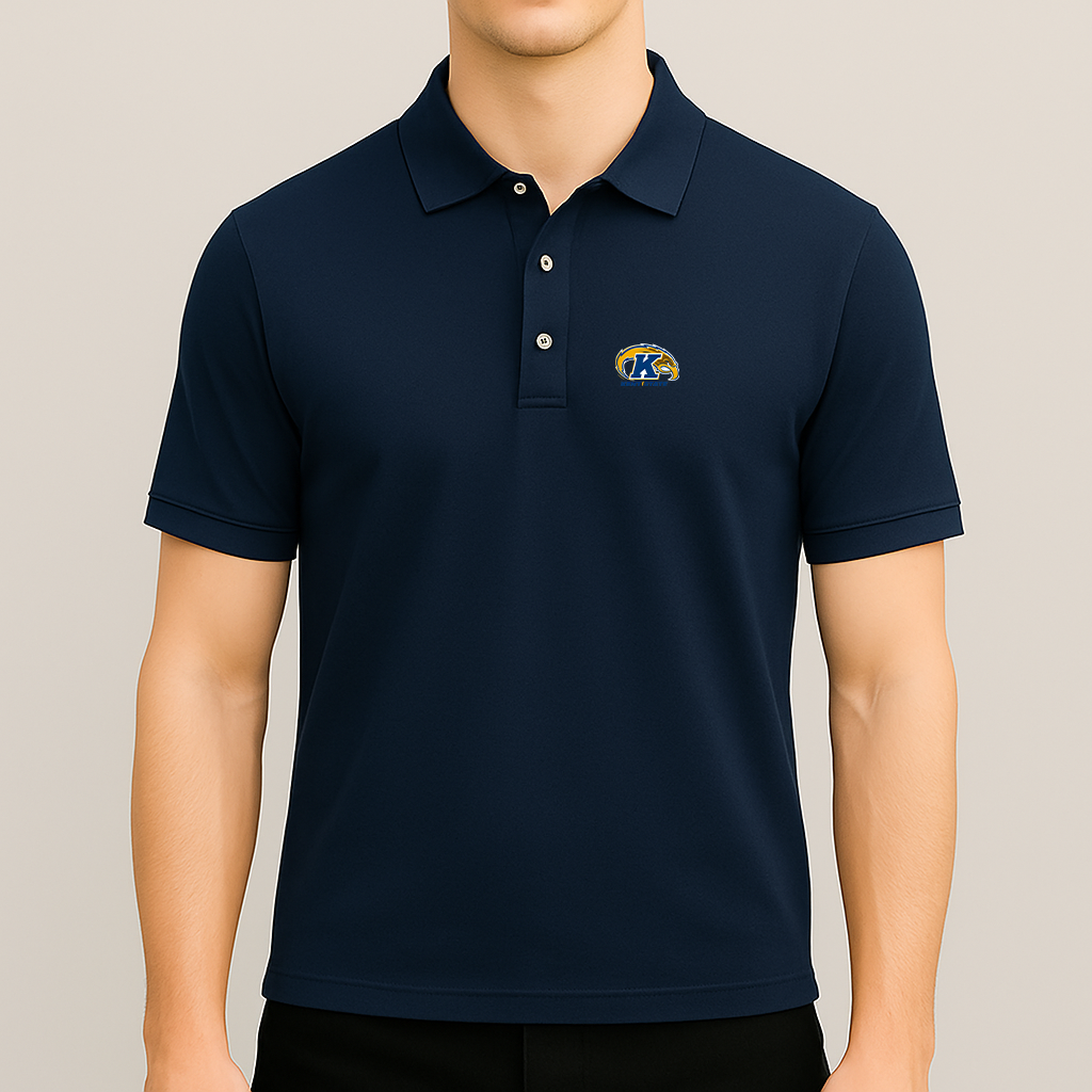 Men's Kent State Golden Flashes Logo Dry Blend Polo