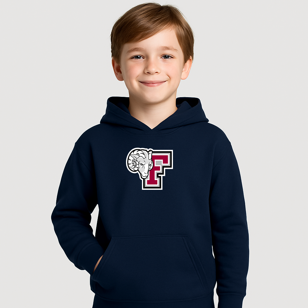 Youth Fordham Rams Logo Pullover Hoodie