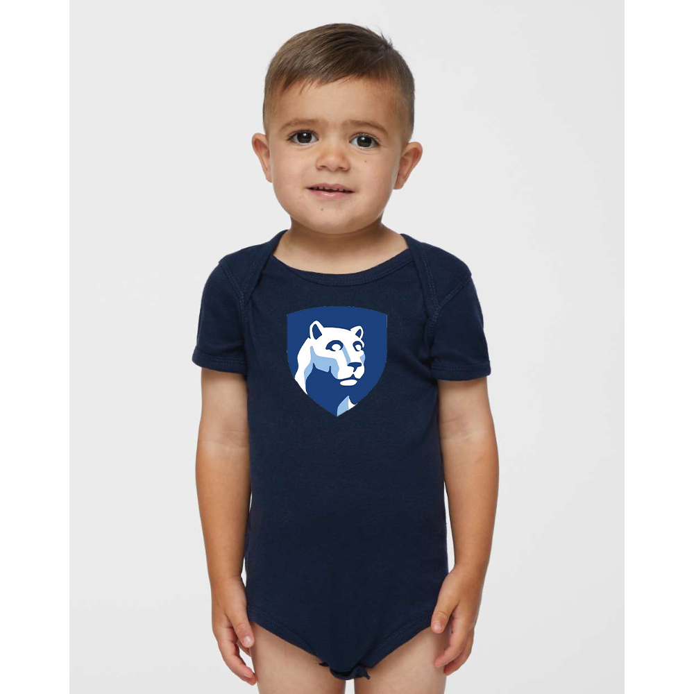 Penn State Symbol Rabbit Skins Infant Baby Rib Bodysuit