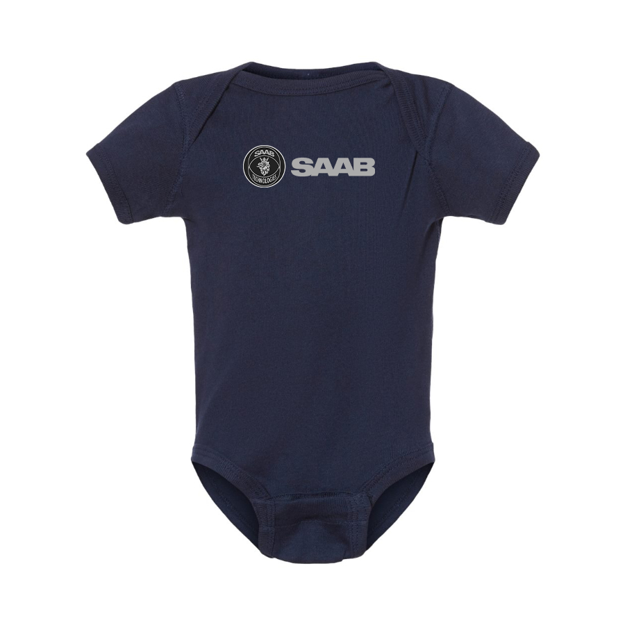 Saab Logo Baby Romper Onesie