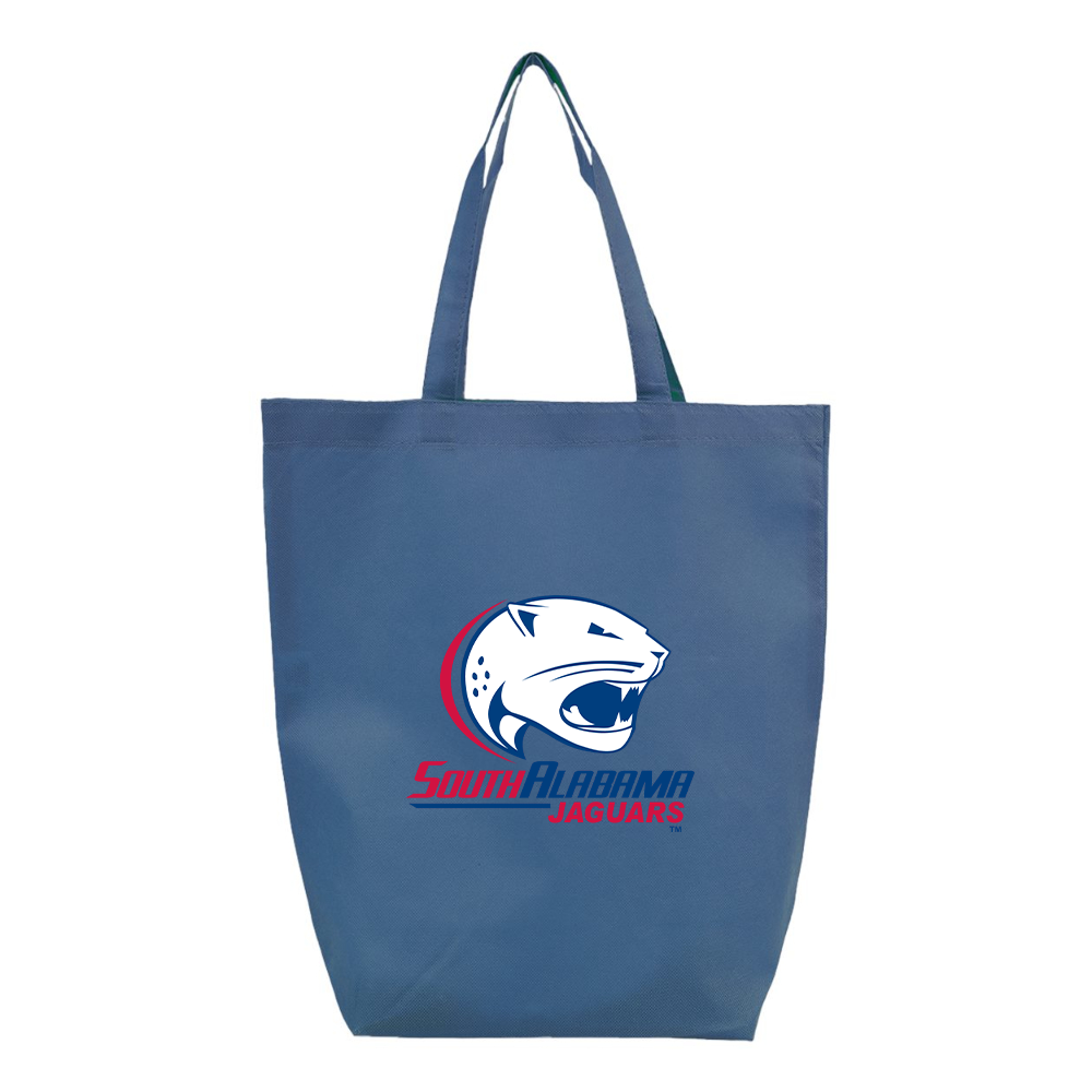 South Alabama Jaguars Logo Q-Tees Non-Woven Gusset Bottom Tote