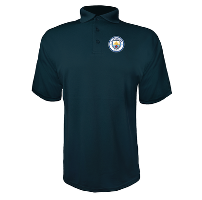 Men's Manchester City Soccer Polyester Polo