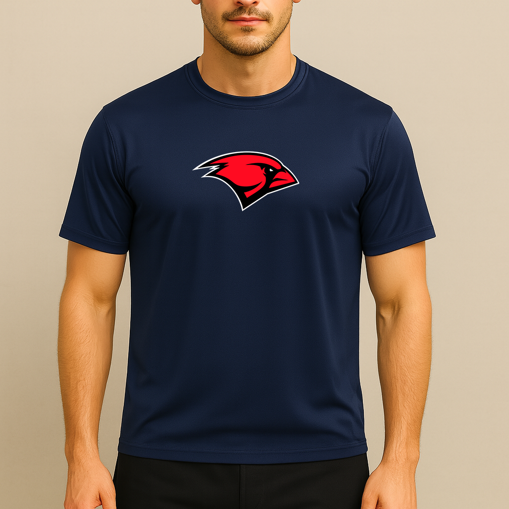 Men's Incarnate Word Cardinals Logo Polyester T-Shirt
