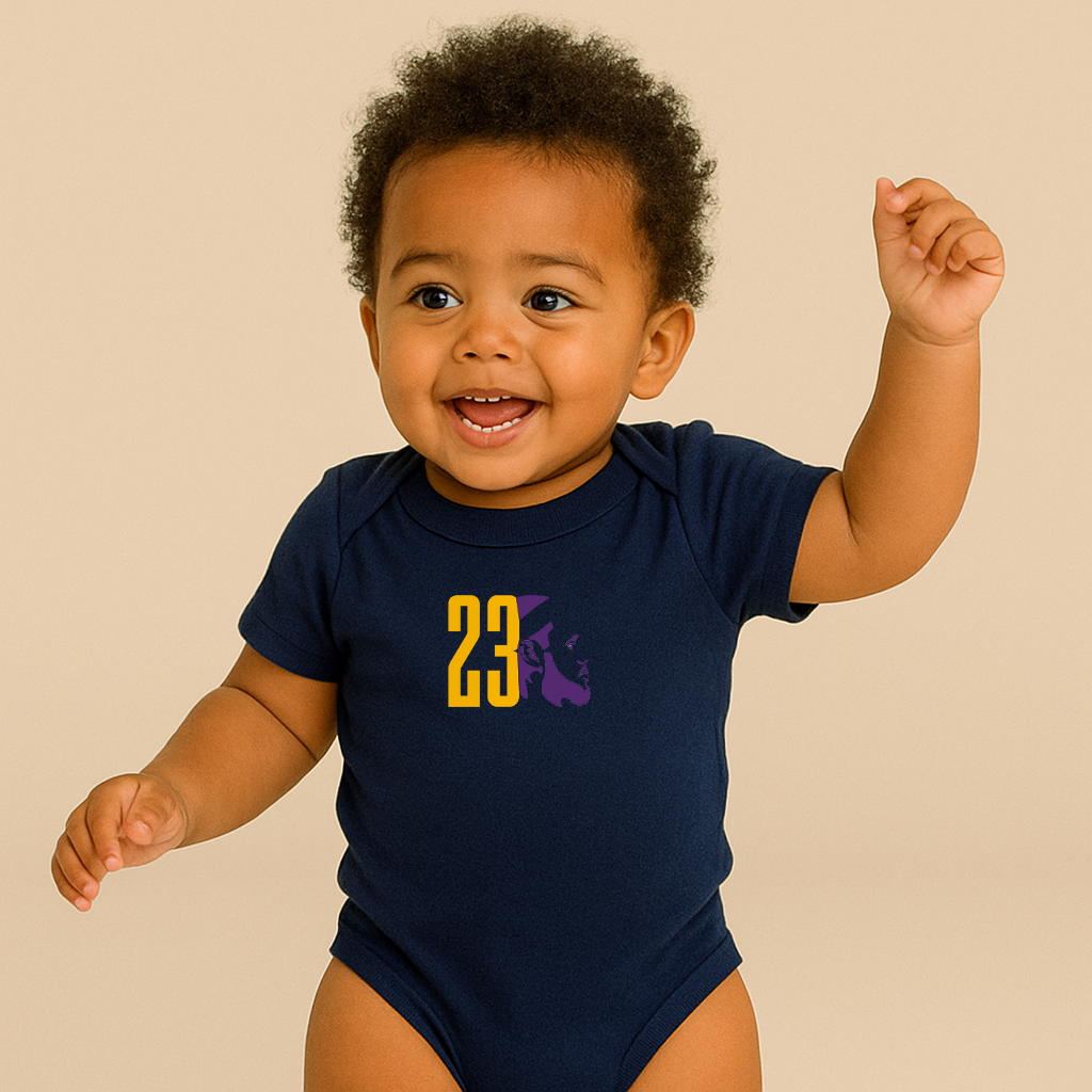 Lebron James 23 Sports Baby Romper Onesie