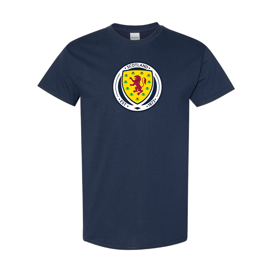 Men's Scotland National Soccer Team Cotton T-Shirt