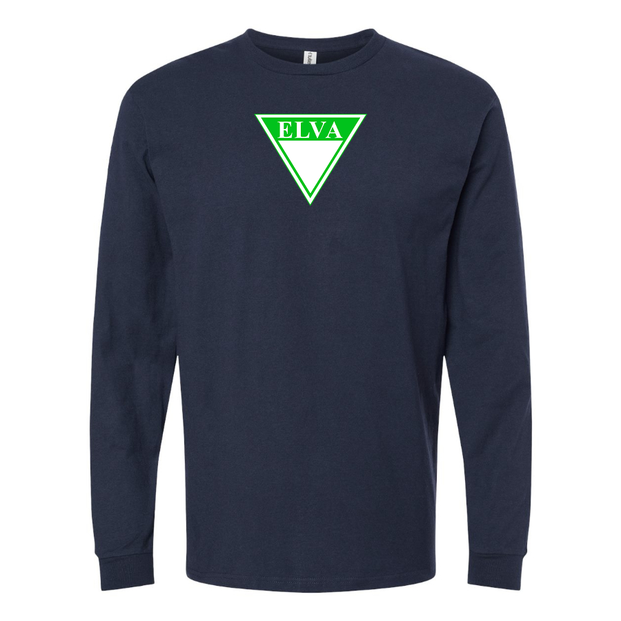 Youth Elva Logo Cotton Long Sleeve T-Shirt