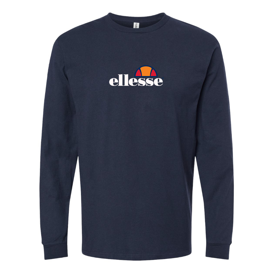 Youth Ellesse Logo Cotton Long Sleeve T-Shirt