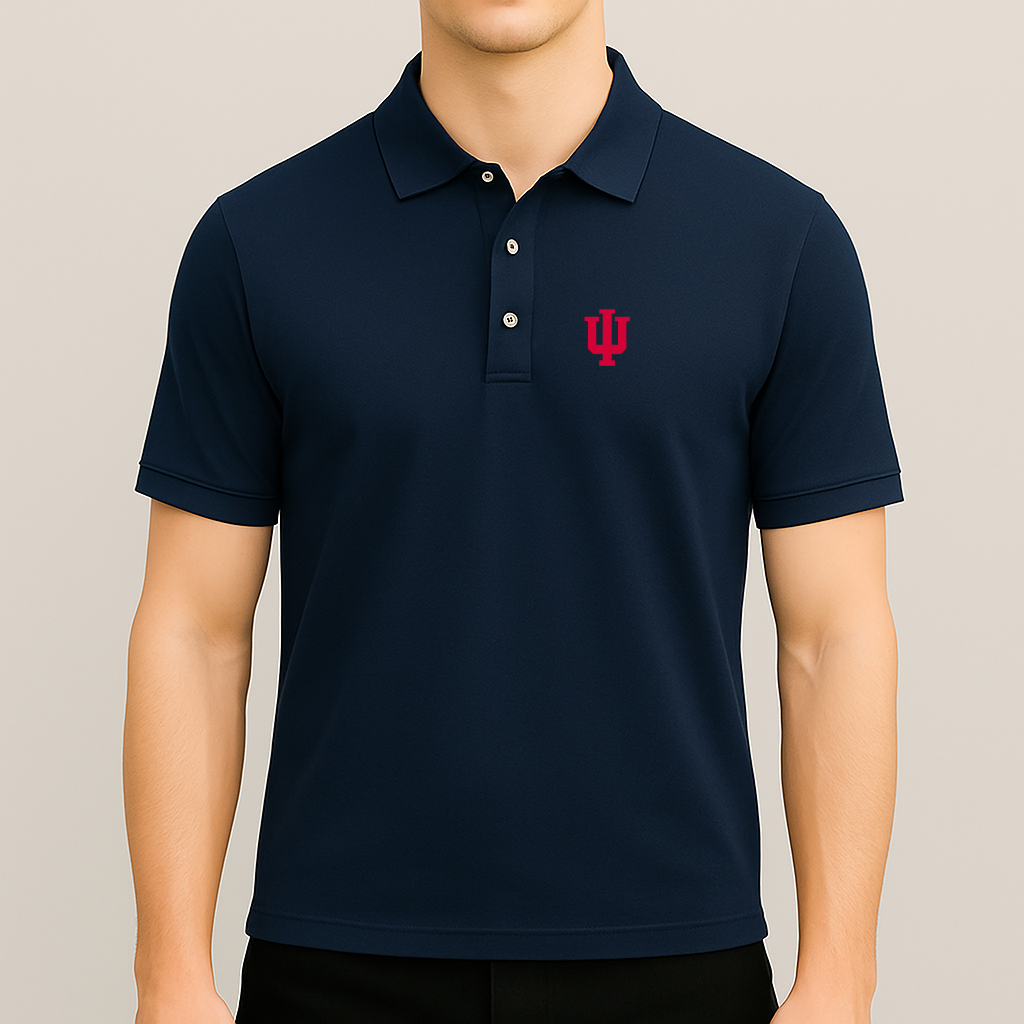 Men's Indiana Hoosiers Logo Dry Blend Polo