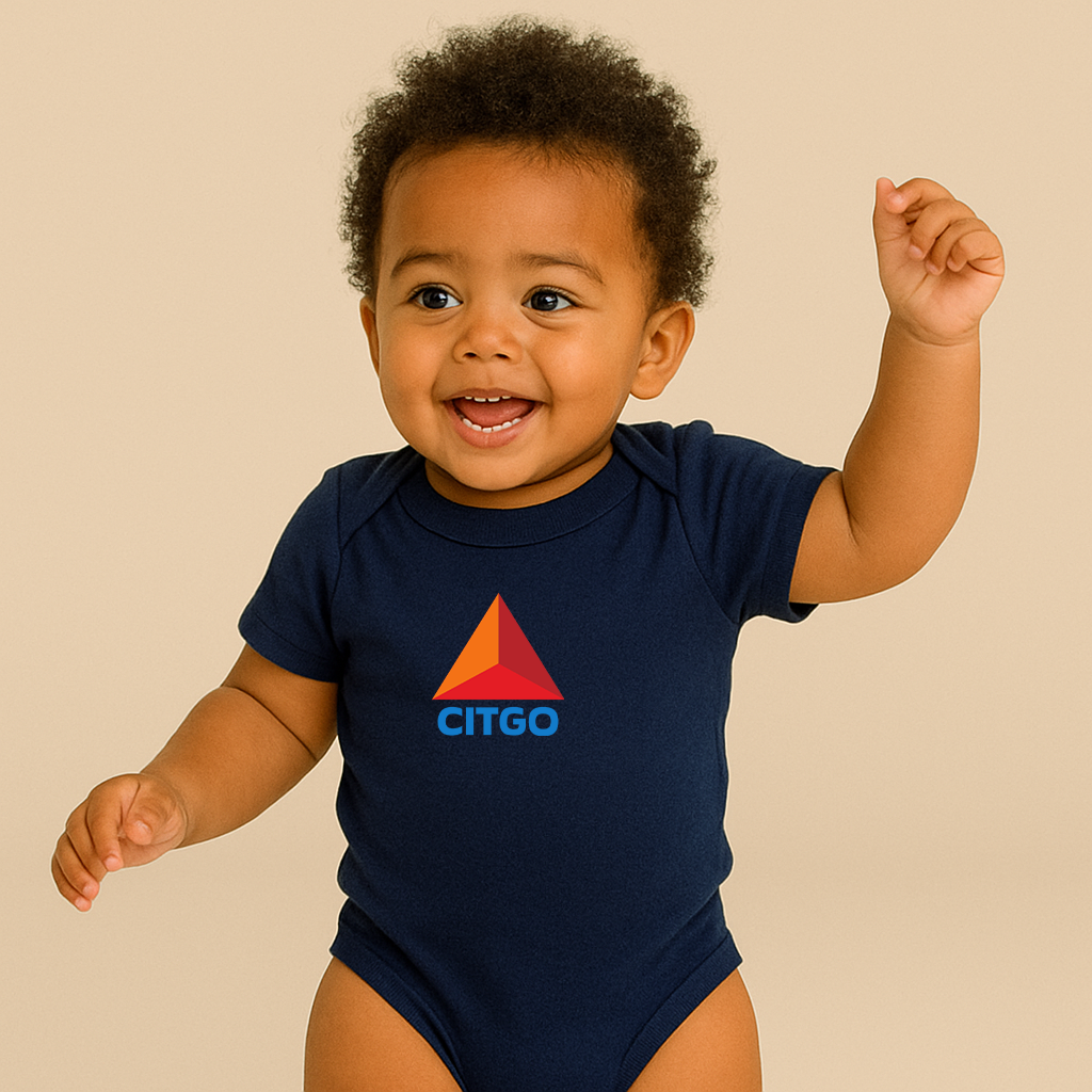 Citgo Gas Station Baby Romper Onesie